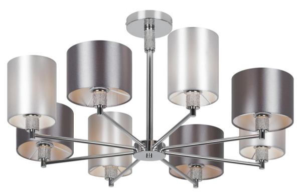 Люстра Rivoli Ebony 2081-308 8 х Е14 40 Вт классика