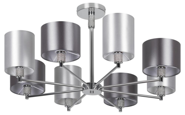 Люстра Rivoli Ebony 2081-308 8 х Е14 40 Вт классика