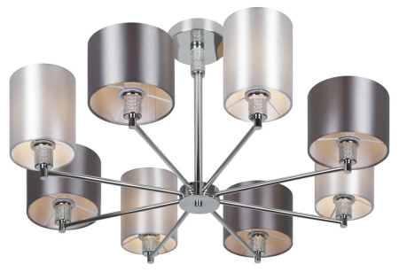 Люстра Rivoli Ebony 2081-308 8 х Е14 40 Вт классика
