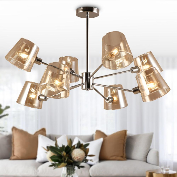 Люстра Rivoli Eliza 2084-308 8 х Е14 40 Вт классика