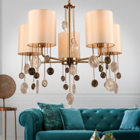 Люстра Rivoli Ellie 2085-305 5 х Е14 40 Вт классика