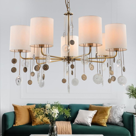 Люстра Rivoli Ellie 2085-307 7 х Е14 40 Вт классика