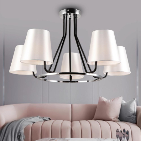 Люстра Rivoli Florence 2086-305 5 х Е14 40 Вт классика