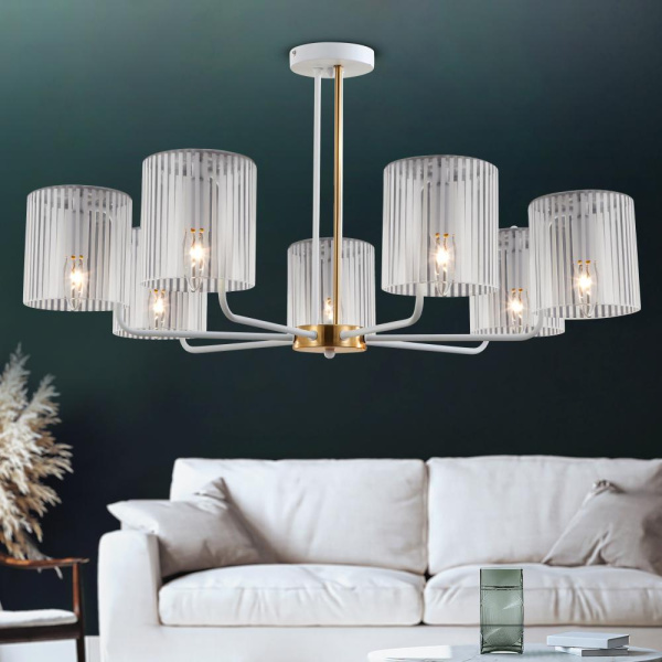 Люстра Rivoli Evonne 2088-307 7 х Е14 40 Вт классика