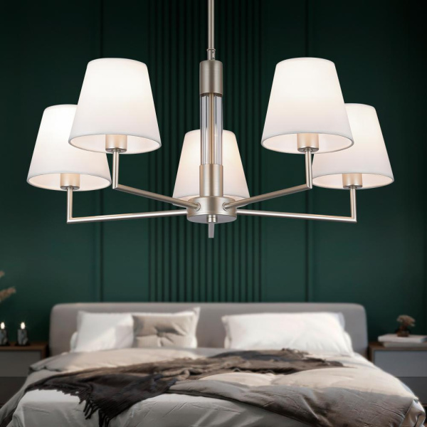 Люстра Rivoli Freda 2089-305 5 х Е14 40 Вт классика