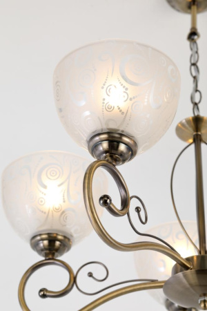 Люстра  Rivoli Loren 9006-205 5 * E27 40 Вт классика