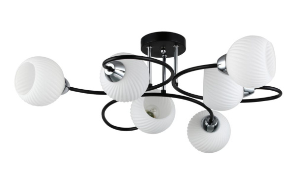 Люстра  Rivoli Gisela 4083-306 6 х E27 40 Вт модерн