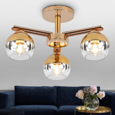 Люстра  Rivoli Zella 9064-303 3 х Е27 40 Вт модерн