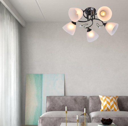 Люстра  Rivoli Jutte 9065-305 5 x E27 60 Вт классика