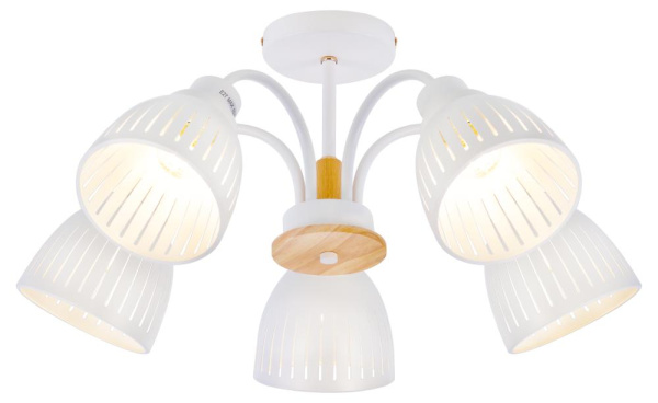 Люстра  Rivoli Lulu 9029-305 5 х E27 60 Вт модерн