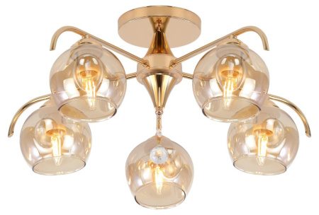 Люстра  Rivoli Oda 9033-305 5 х E27 40 Вт модерн