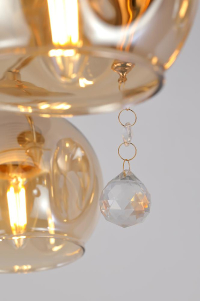 Люстра  Rivoli Oda 9033-305 5 х E27 40 Вт модерн