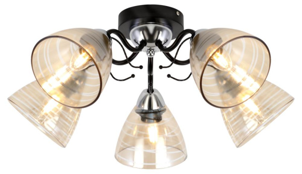 Люстра  Rivoli Friederike 3089-305 5 х Е27 40 Вт классика