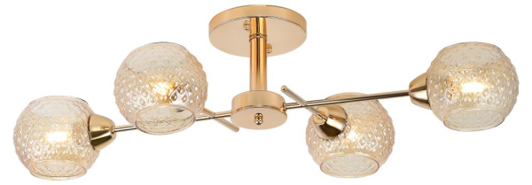 Люстра  Rivoli Amalia 3090-304 4 * Е27 40 Вт модерн