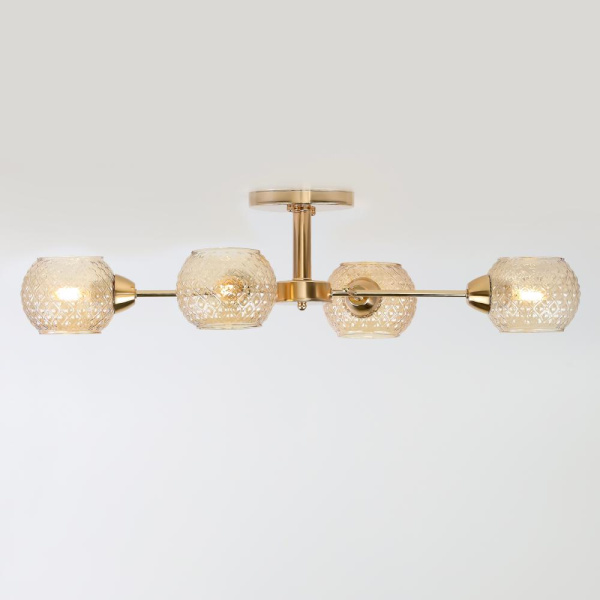 Люстра  Rivoli Amalia 3090-304 4 * Е27 40 Вт модерн