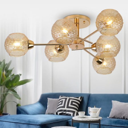 Люстра  Rivoli Amalia 3090-306 6 * Е27 40 Вт модерн