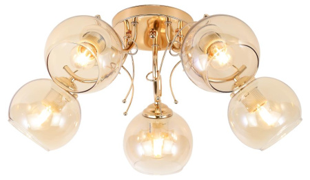 Люстра  Rivoli Elli 3095-305 5 * Е27 40 Вт модерн