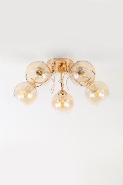 Люстра  Rivoli Elli 3095-305 5 * Е27 40 Вт модерн