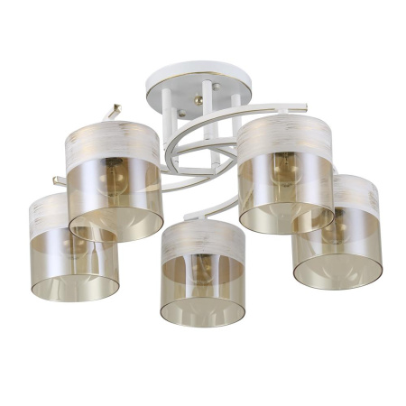 Люстра  Rivoli Constancia 9081-305 5 * Е27 40 Вт модерн