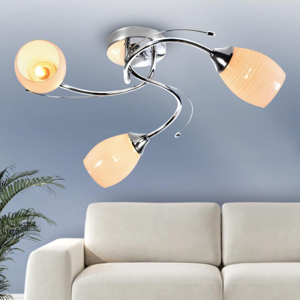 Люстра  Rivoli Antonia 9094-303 3 * Е27 60 Вт модерн