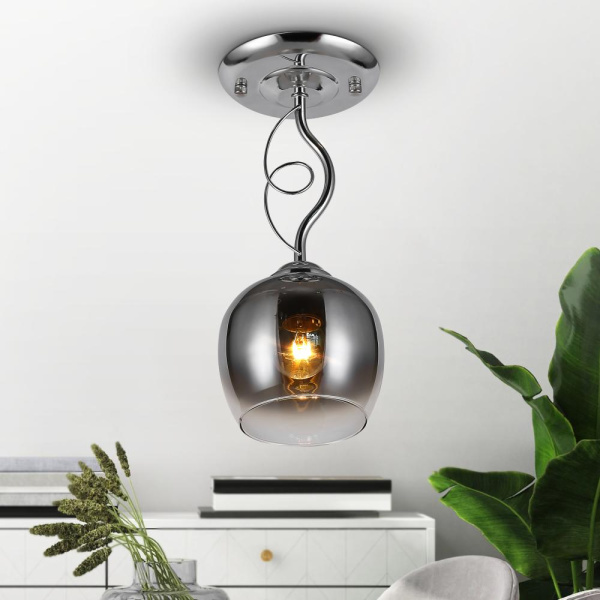 Светильник потолочный Rivoli Lies 9126-201 1 * Е27 60 Вт модерн для натяжных потолков