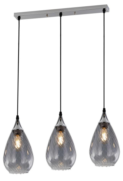 Светильник подвесной (подвес) Rivoli Lily 9122-203 3 х Е27 40 Вт модерн потолочный