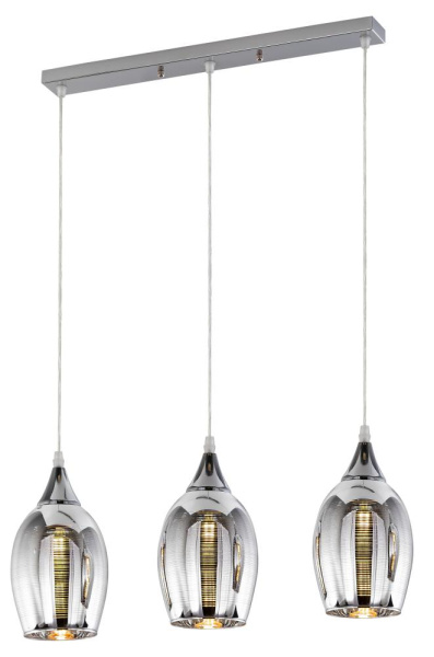 Светильник подвесной (подвес) Rivoli Malady 9123-203 3 х Е27 40 Вт модерн потолочный