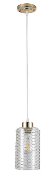 Светильник подвесной (подвес) Rivoli Malice 9124-201 1 х Е27 40 Вт модерн потолочный