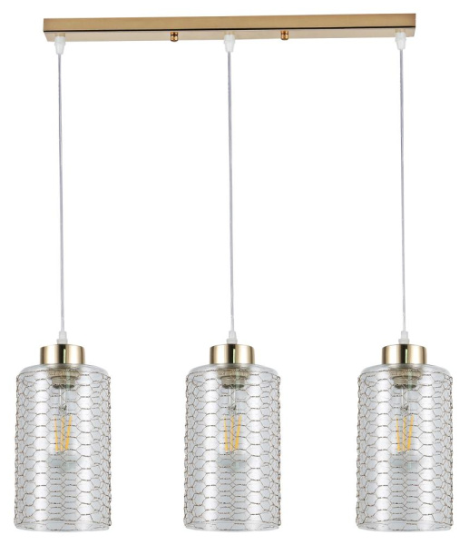 Светильник подвесной (подвес) Rivoli Malice 9124-203 3 х Е27 40 Вт модерн потолочный