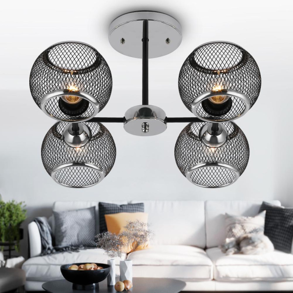 Люстра Rivoli Morrigan 9143-304 4 х Е27 40 Вт модерн