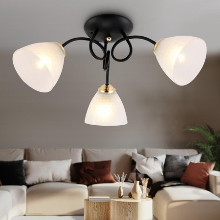 Люстра Rivoli Luiza 9140-303 3 х Е27 60 Вт модерн