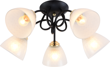 Люстра Rivoli Luiza 9140-305 5 х Е27 60 Вт модерн