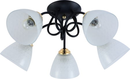 Люстра Rivoli Luiza 9140-305 5 х Е27 60 Вт модерн