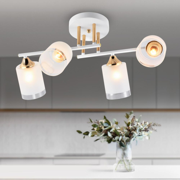 Люстра Rivoli Georgiana 9144-203 4 х Е27 60 Вт модерн