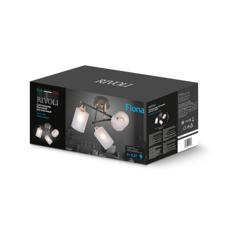 Люстра Rivoli Fiona 3163-303 3 х Е27 60 Вт модерн