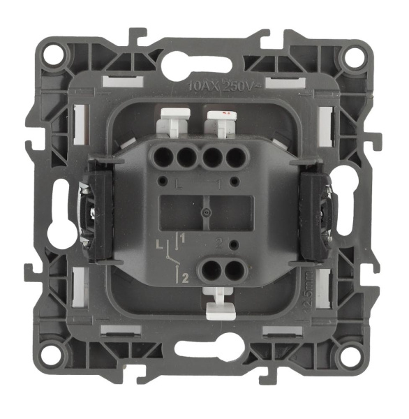 12-1101-04 ЭРА Выключатель, 10АХ-250В, IP20, Эра12, шампань (10/100/3200)
