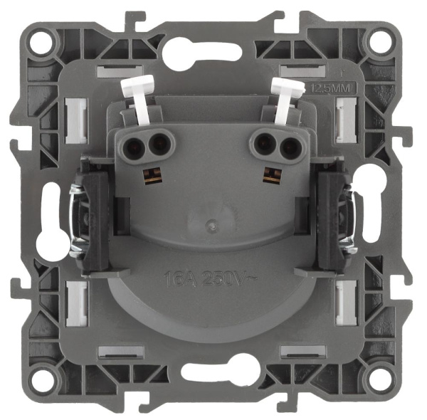 12-2105-13 ЭРА Розетка 2P, 16A-250В, IP20, Эра12, бронза (10/100/3200)