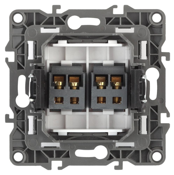 12-3112-02 ЭРА Розетка аудио двойная, IP20, Эра12, слоновая кость (10/100/3200)