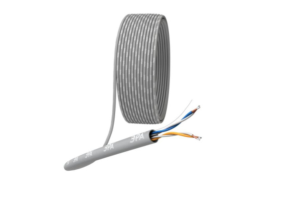 UL-2-PVC-A  Кабель витая пара ЭРА SIMPLE U/UTP 2x2x24 AWG Cat5e CCA PVC 305м