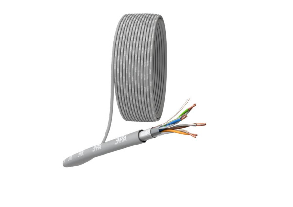 Кабель витая пара ЭРА F/UTP 4x2x24 AWG Cat5e CU PVC 305 м
