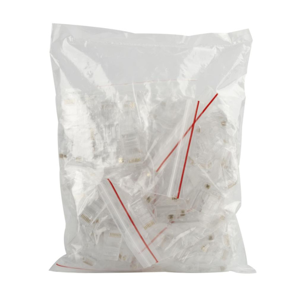 Джек ЭРА SIMPLE RJ-45 8P8C CAT 5e упаковка 100 шт.