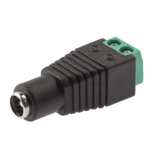 R-DC04  Разъем ЭРА R-DC04 гнездо DC питания 2.1х5.5 с клеммной колодкой упаковка 50 шт