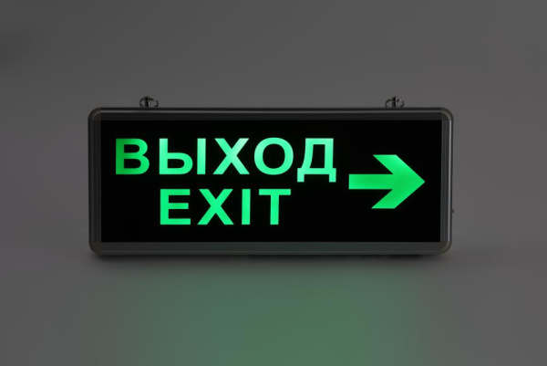 Аварийный светильник ЭРА SSA-101-2-20 светодиодный 3ч 3Вт ВЫХОД-EXIT-стрелка двусторонний