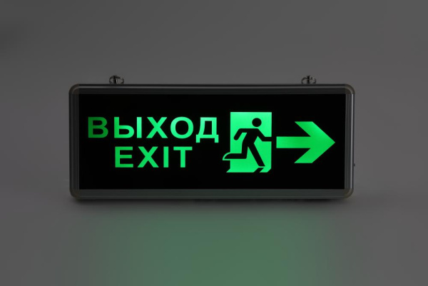 Аварийный светильник ЭРА SSA-101-3-20 светодиодный 3ч 3Вт ВЫХОД-EXIT-ЧЕЛОВЕК-стрелка двусторонний