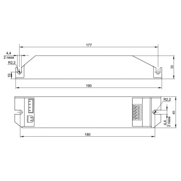 LED-LP-E024-1-240  БАП для светильников ЭРА LED-LP-E024-1-240 универсальный до 24Вт 1час IP20