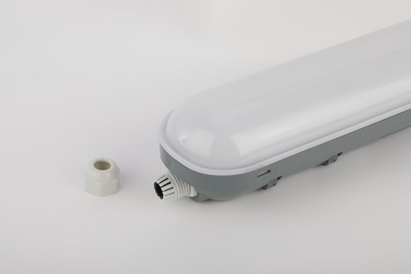 Линейный светодиодный светильник ЭРА SPP-201-2-40K-018 18Вт 4000К 1710Лм IP65 600 матовый с датчиком движения