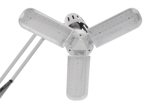 Фитолампа для растений светодиодная ЭРА FITO-24W-Ra90-E27-FOLD 3-х лепестковая полного спектра 24 Вт Е27