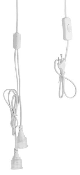 Патрон ЭРА FITO-Holder G13 IP65 mini для ламп FITO до 600 мм 2хG13 с выключателем, вилкой 1.5 м