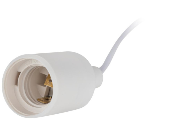 FITO-Holder E27 3 м  Светильник для растений ЭРА FITO-Holder E27 3 м с проводом и выключателем для фитоламп с цоколем Е27