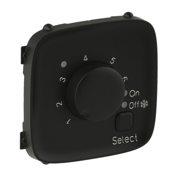 Legrand Valena ALLURE Антрацит Накладка регулятора теплого пола